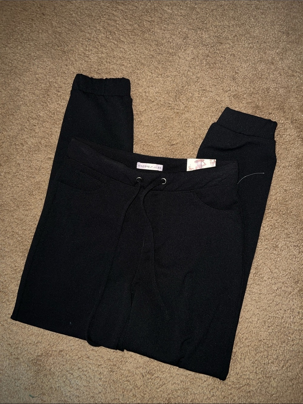 Sincerely Jules Black Women's Jogger Sweatpants
